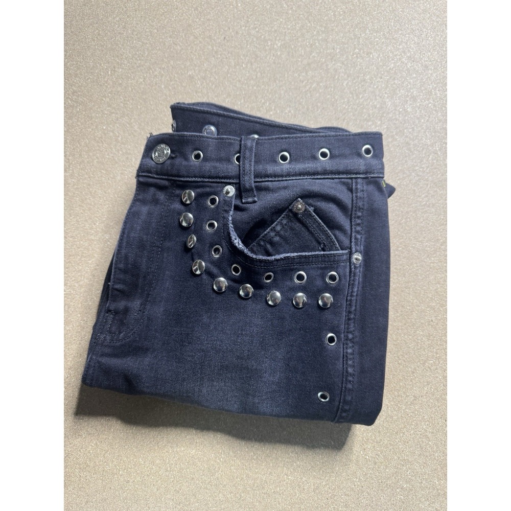 Current/Elliott Black Beats Non-stretch Jeans 31 x 28 $248‎